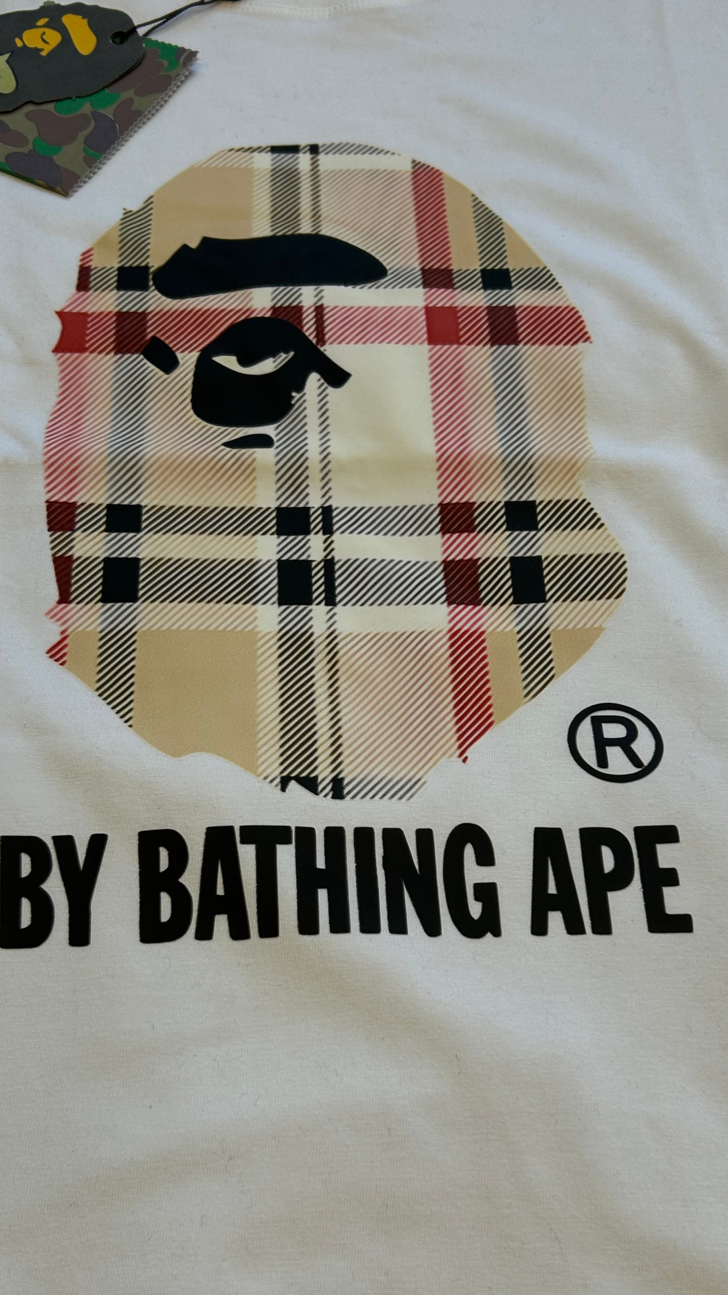 Bape X Burberry t-shirt
