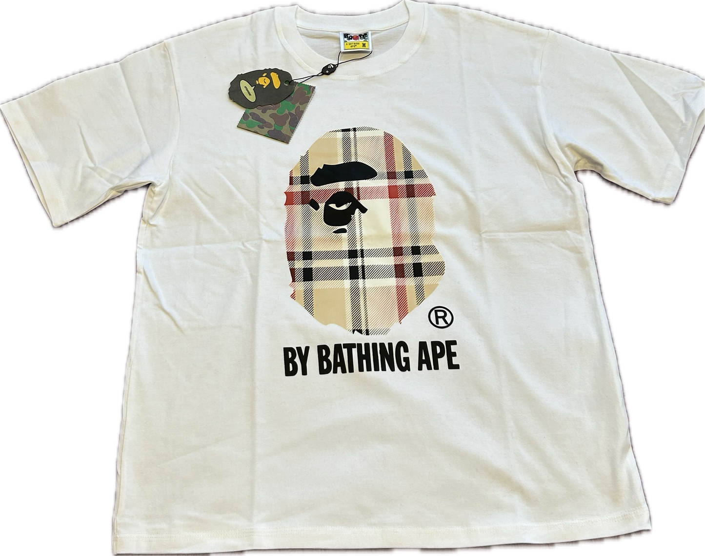 Bape X Burberry t-shirt