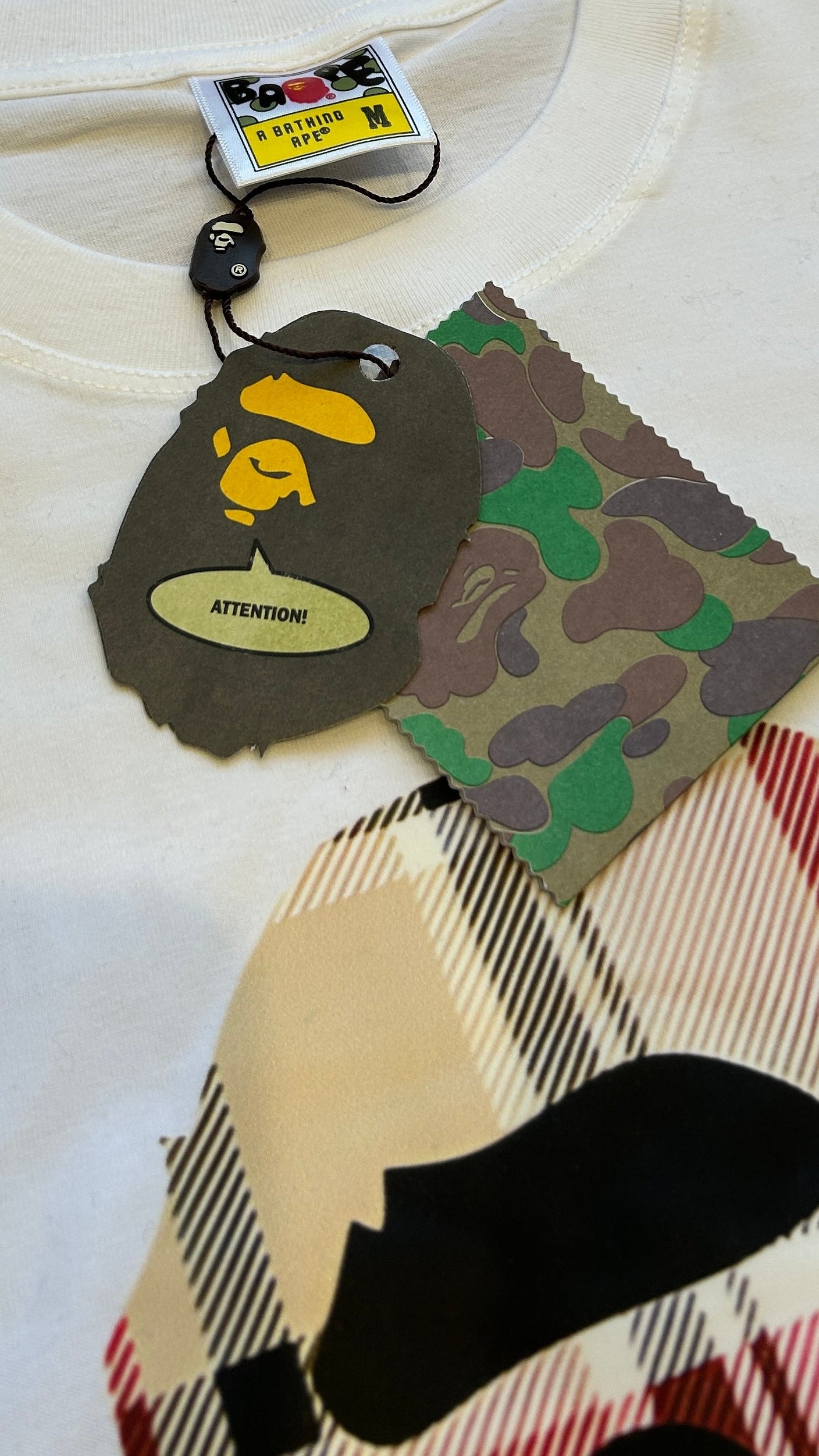 Bape X Burberry t-shirt